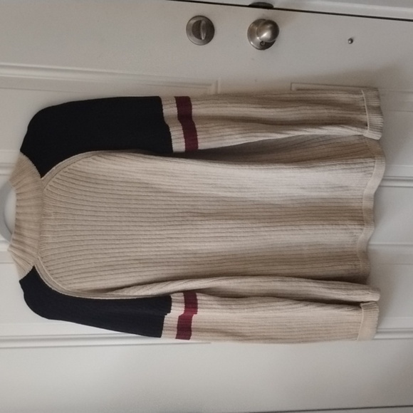 SONOMA 100% COTTON Beige Ribbed Knit Sweater Sz L - Picture 4 of 7